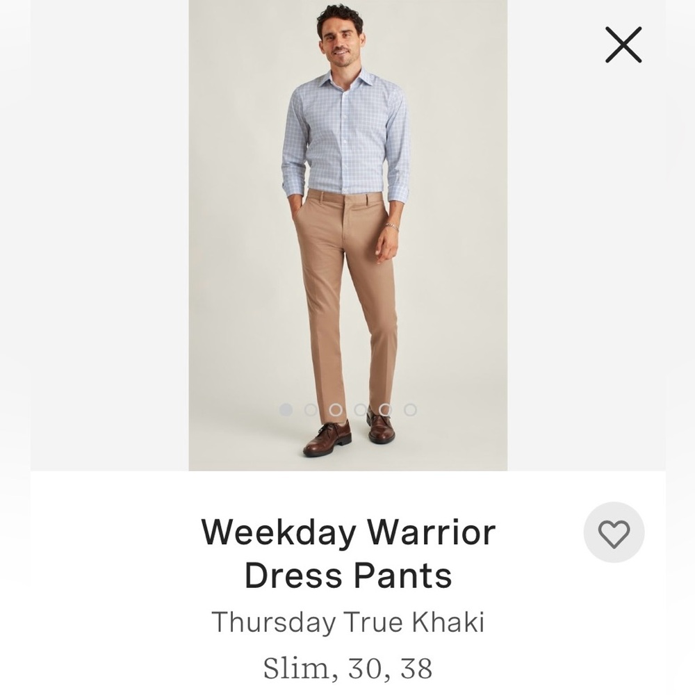 Bonobos Weekday Warrior Khaki Pants 38x30
